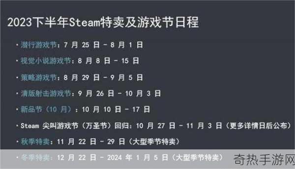 手游玩家必看！Steam夏促尾声，上半年热销榜揭秘你的游戏新选择