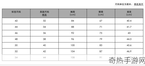 亚洲尺码欧洲尺码品牌好：亚洲尺码与欧洲尺码的完美对接🔄