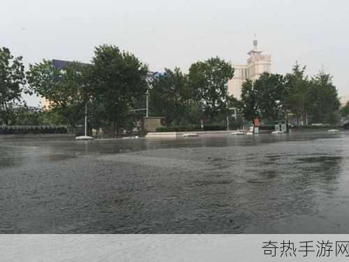 外回り中に突然の大雨一雨宿-突如降临的大雨，让外出工作变得意外多彩