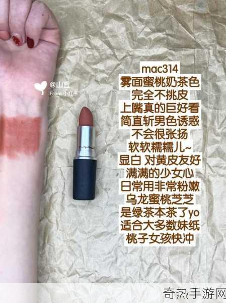 mac水蜜桃色314-魅力十足的水蜜桃色314，尽显清新风采