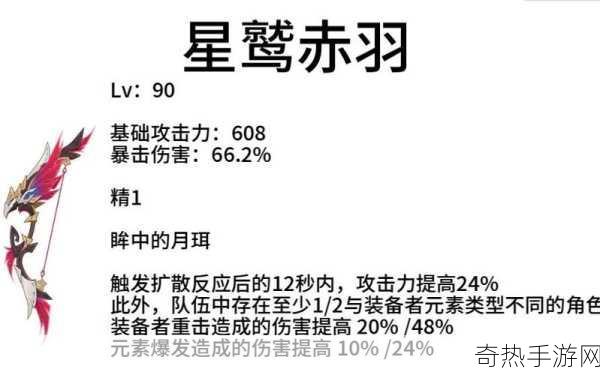 原神恰斯卡专武星鹫赤羽值得抽吗，深度解析与攻略指南