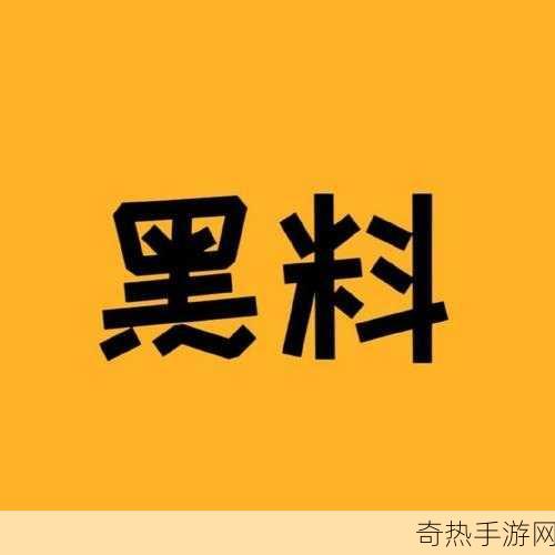 网曝黑料入门[揭秘网络曝光黑料的入门指南与技巧]